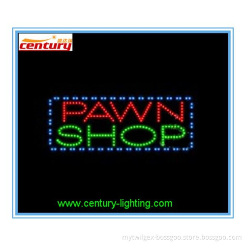 PAWN SHOP animated led sign